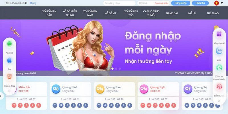 Đăng nhập 77win để tham gia game xổ số